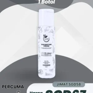 Skin Restore Cream 1 Botol Pakej Basic