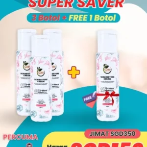 Skin Restore Cream 4 Botol Pakej Super Saver